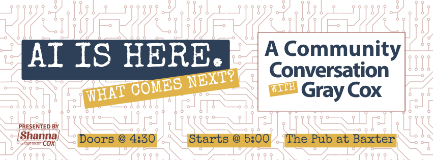 AI Is Here (Facebook Cover)